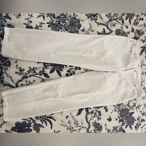 Talbots Slim Ankle White Jeans